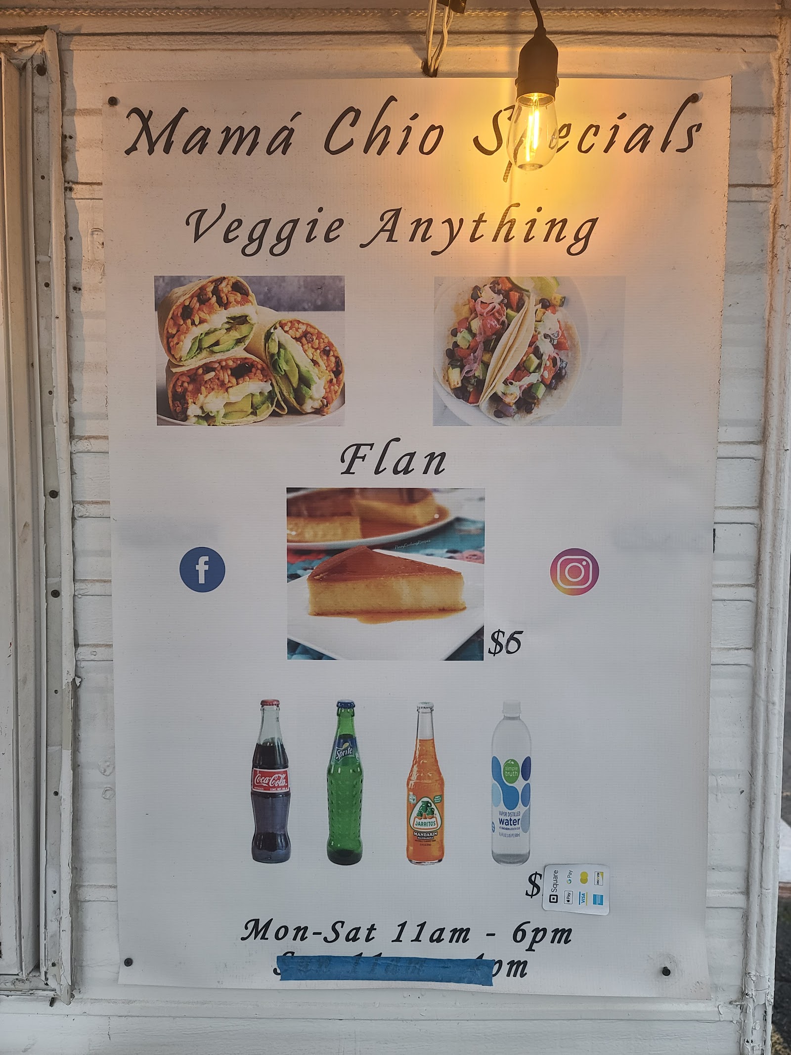 Veggie Anything specials poster